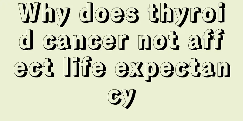 Why does thyroid cancer not affect life expectancy