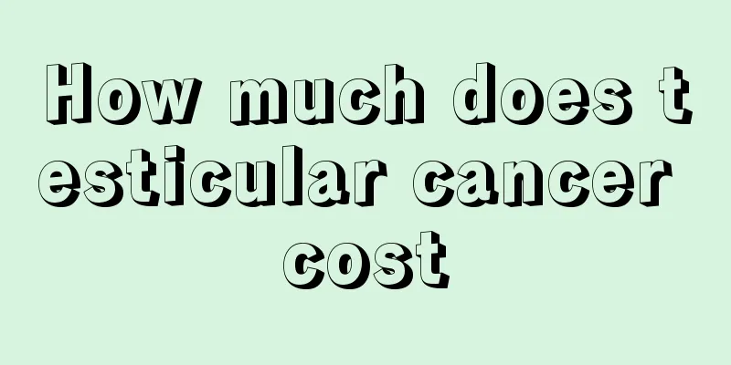 How much does testicular cancer cost