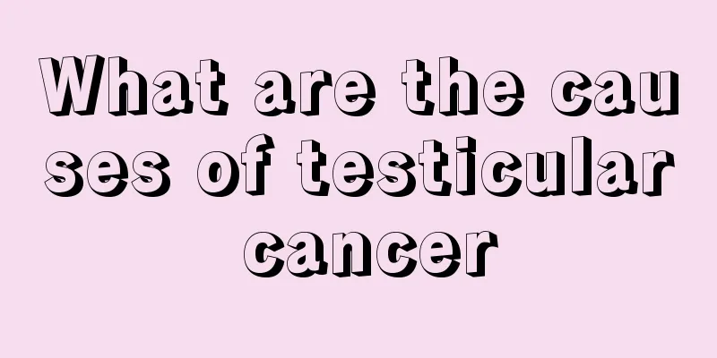 What are the causes of testicular cancer