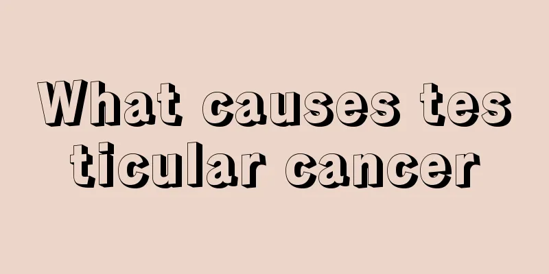 What causes testicular cancer