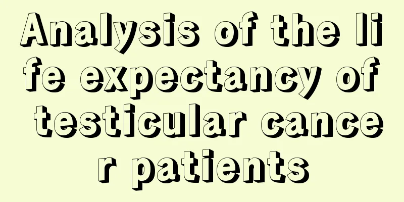 Analysis of the life expectancy of testicular cancer patients
