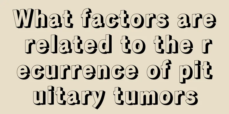 What factors are related to the recurrence of pituitary tumors