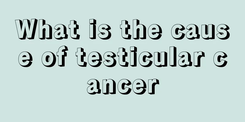 What is the cause of testicular cancer