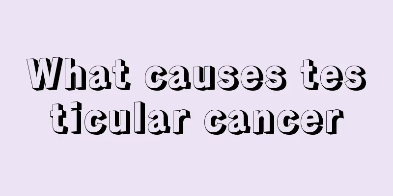 What causes testicular cancer