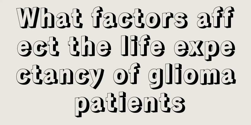 What factors affect the life expectancy of glioma patients