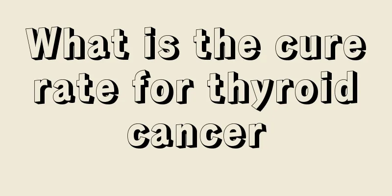 What is the cure rate for thyroid cancer