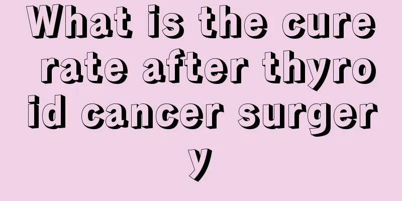 What is the cure rate after thyroid cancer surgery