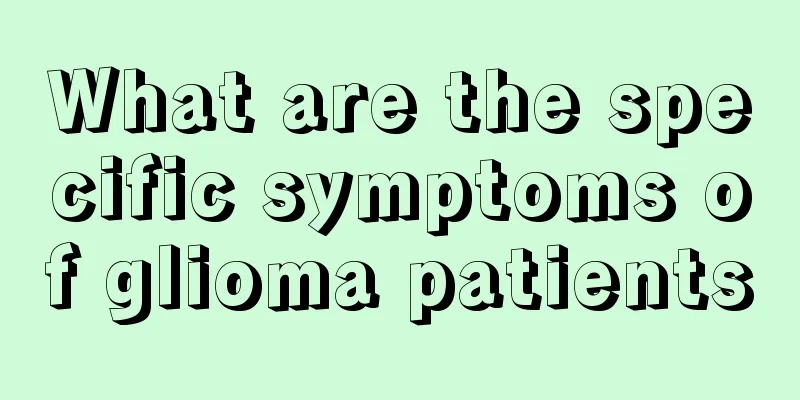What are the specific symptoms of glioma patients
