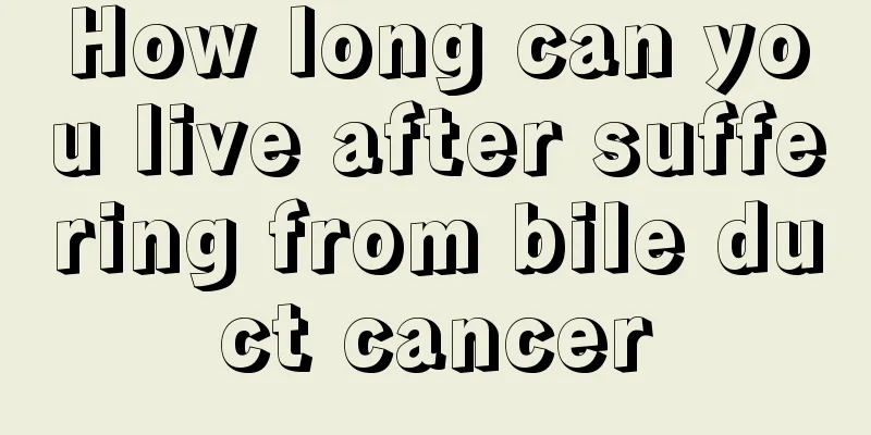 How long can you live after suffering from bile duct cancer