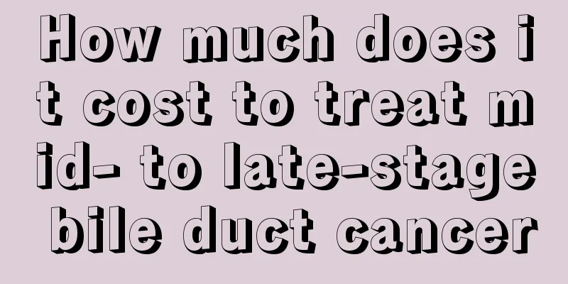 How much does it cost to treat mid- to late-stage bile duct cancer