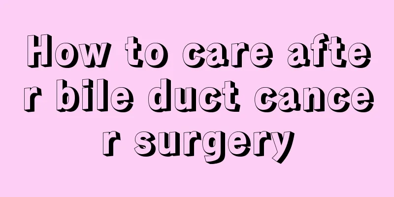 How to care after bile duct cancer surgery