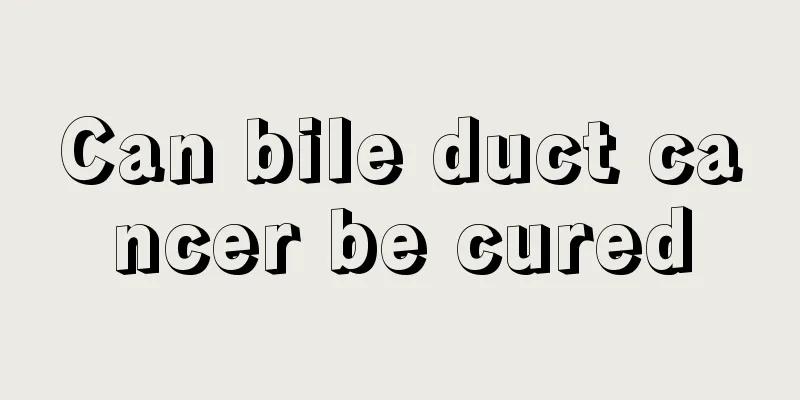 Can bile duct cancer be cured