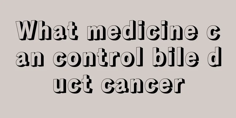 What medicine can control bile duct cancer