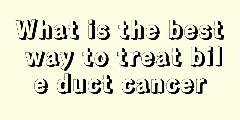 What is the best way to treat bile duct cancer