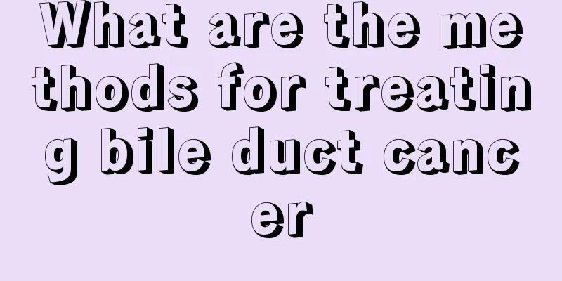What are the methods for treating bile duct cancer
