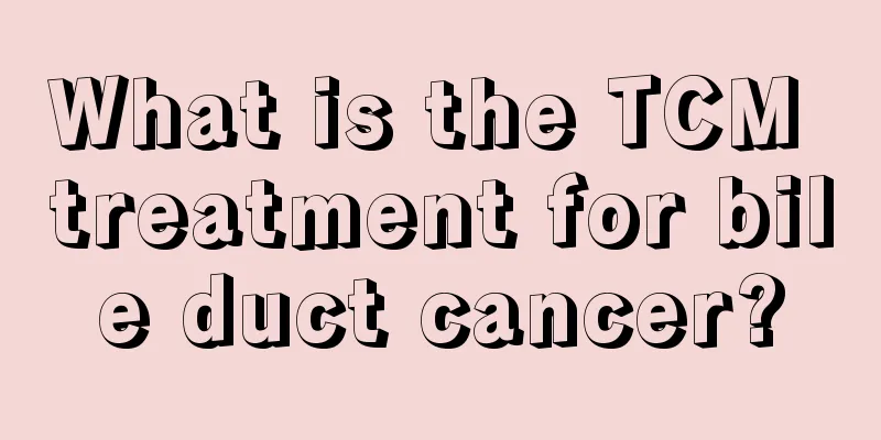 What is the TCM treatment for bile duct cancer?