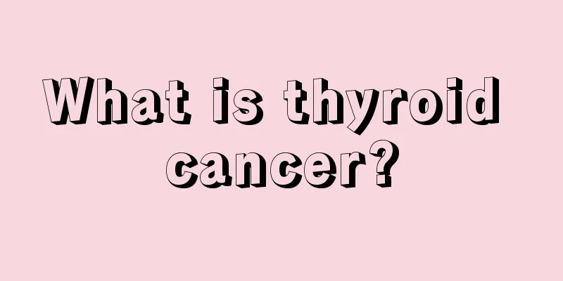 What is thyroid cancer?
