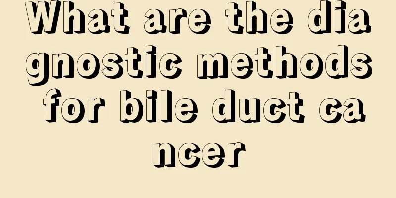 What are the diagnostic methods for bile duct cancer