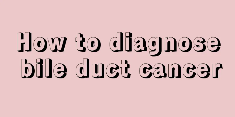 How to diagnose bile duct cancer