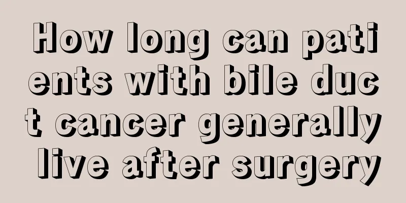 How long can patients with bile duct cancer generally live after surgery
