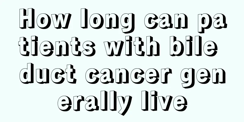 How long can patients with bile duct cancer generally live
