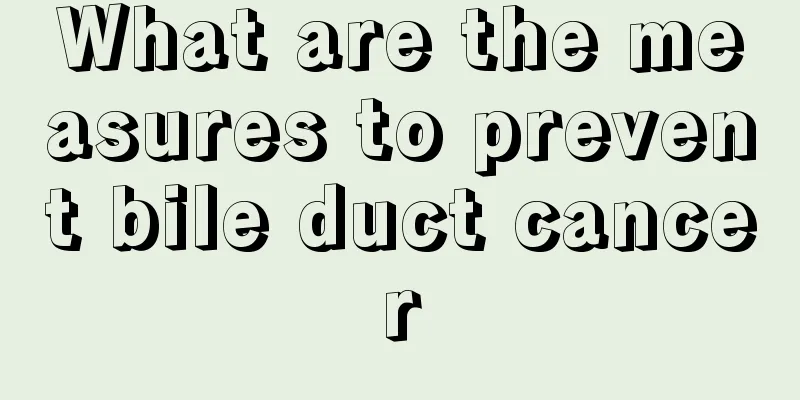 What are the measures to prevent bile duct cancer