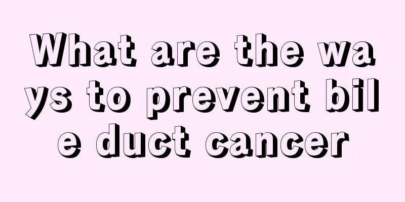 What are the ways to prevent bile duct cancer