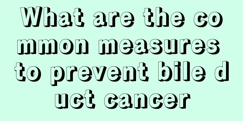 What are the common measures to prevent bile duct cancer