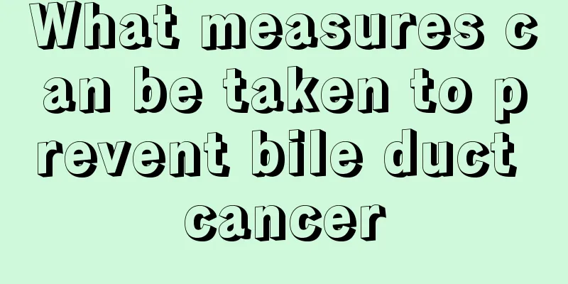 What measures can be taken to prevent bile duct cancer