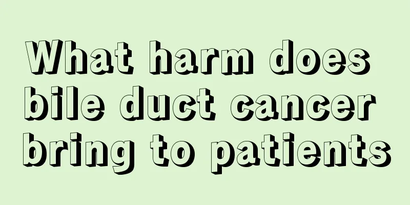 What harm does bile duct cancer bring to patients