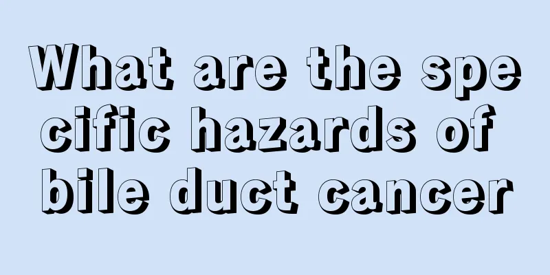 What are the specific hazards of bile duct cancer