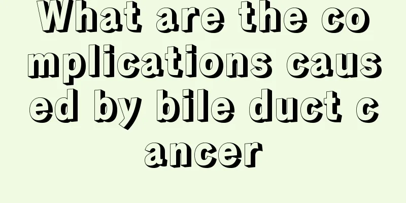 What are the complications caused by bile duct cancer
