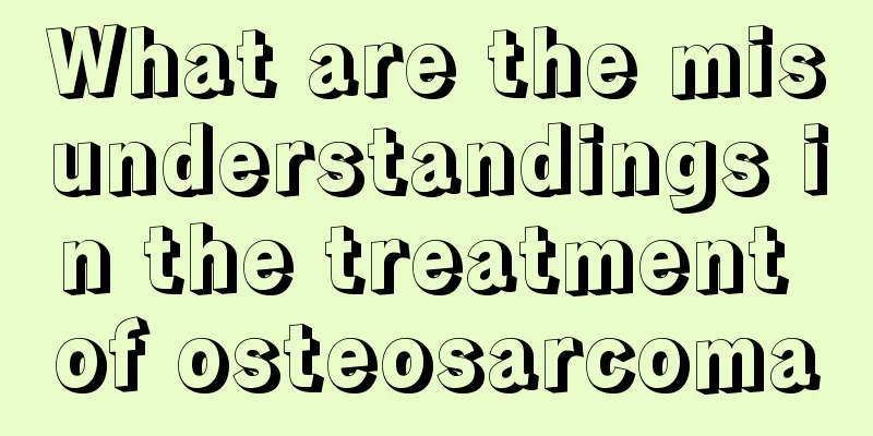 What are the misunderstandings in the treatment of osteosarcoma