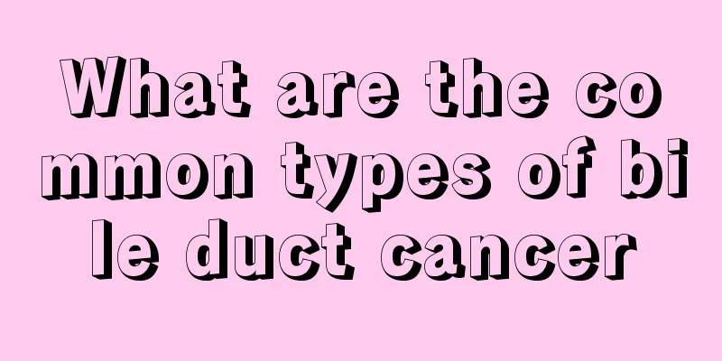 What are the common types of bile duct cancer