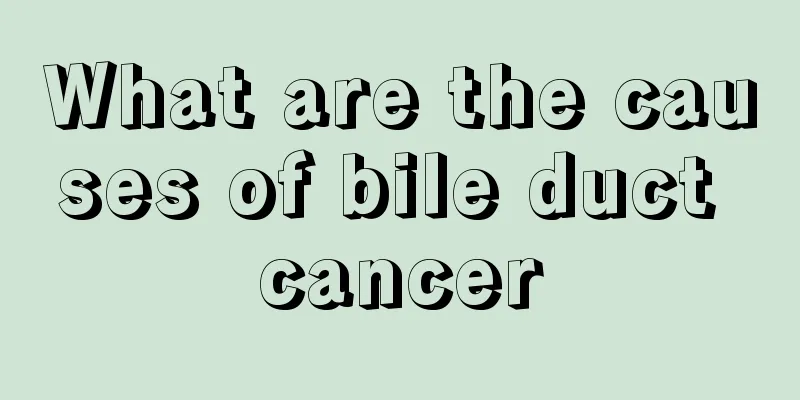 What are the causes of bile duct cancer