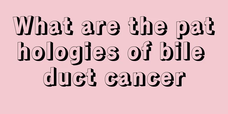 What are the pathologies of bile duct cancer