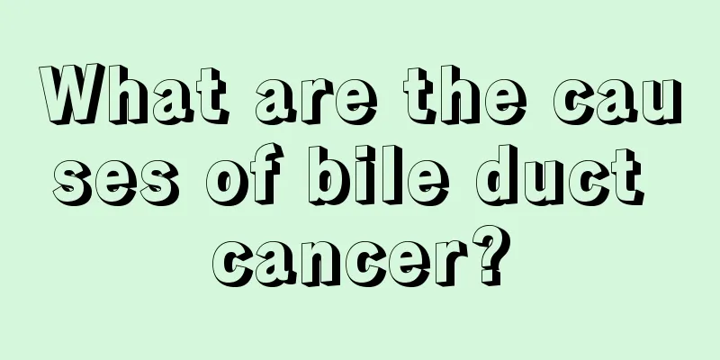 What are the causes of bile duct cancer?
