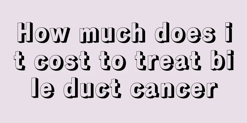 How much does it cost to treat bile duct cancer