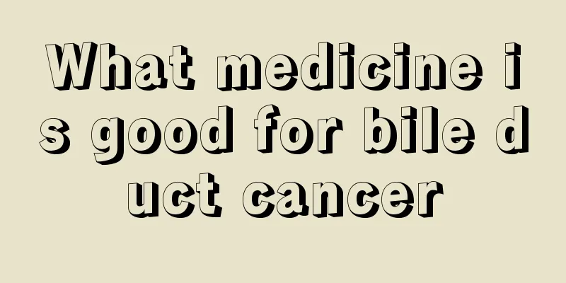 What medicine is good for bile duct cancer