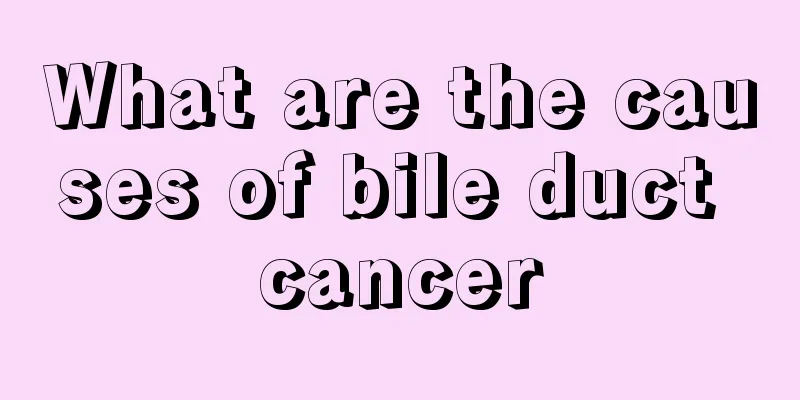 What are the causes of bile duct cancer
