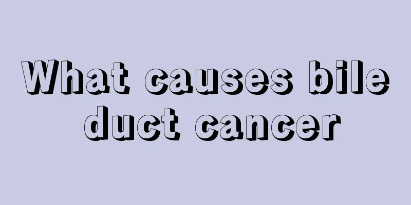 What causes bile duct cancer