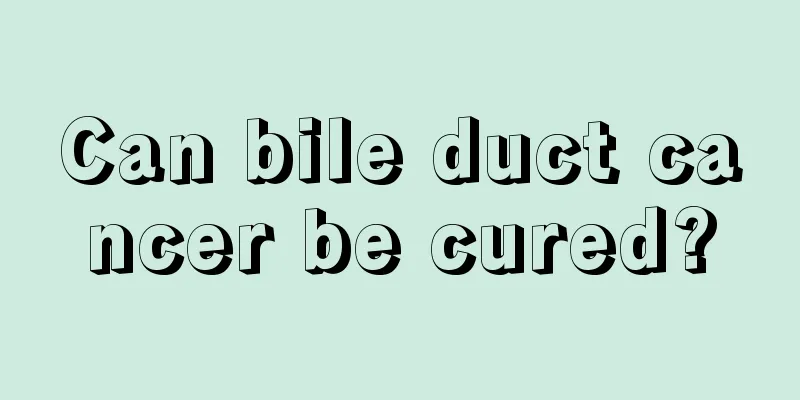 Can bile duct cancer be cured?
