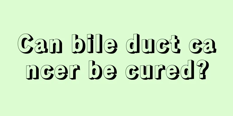 Can bile duct cancer be cured?