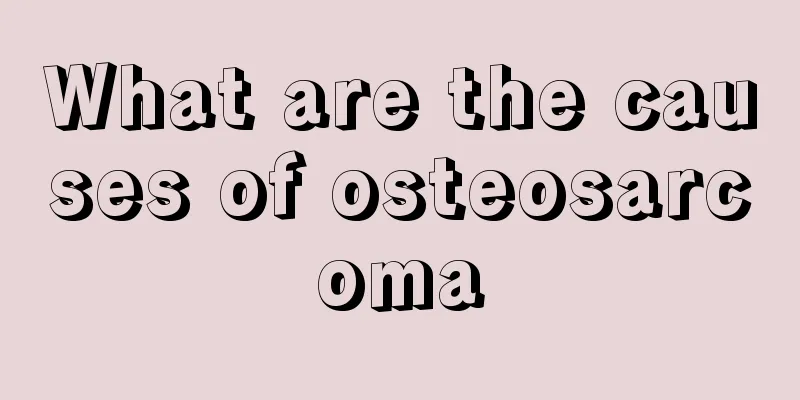 What are the causes of osteosarcoma