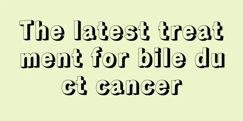The latest treatment for bile duct cancer