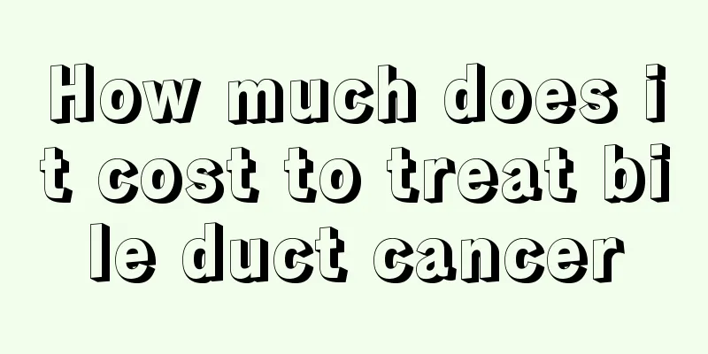 How much does it cost to treat bile duct cancer