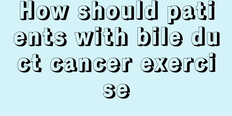 How should patients with bile duct cancer exercise