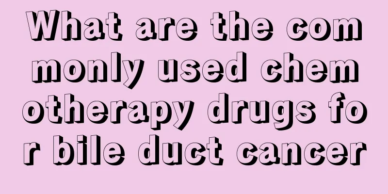 What are the commonly used chemotherapy drugs for bile duct cancer