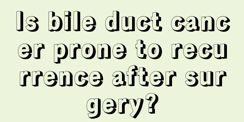 Is bile duct cancer prone to recurrence after surgery?