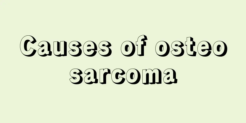 Causes of osteosarcoma